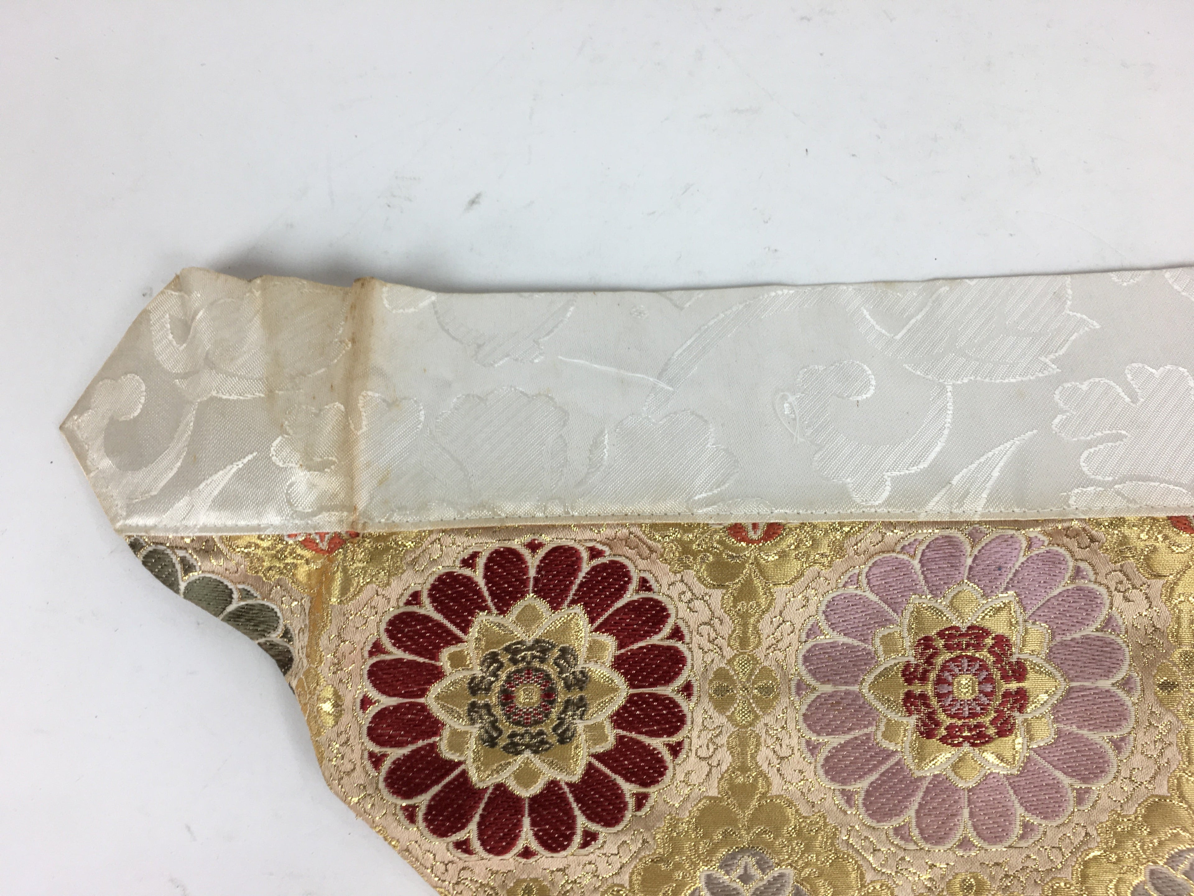 Japanese Buddhist Altar Table Cloth 61.5cm Uchishiki Flower Maejoku BU643