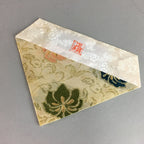 Japanese Buddhist Altar Table Cloth 67.5cm Uchishiki Gold Floral Kyozukue B779