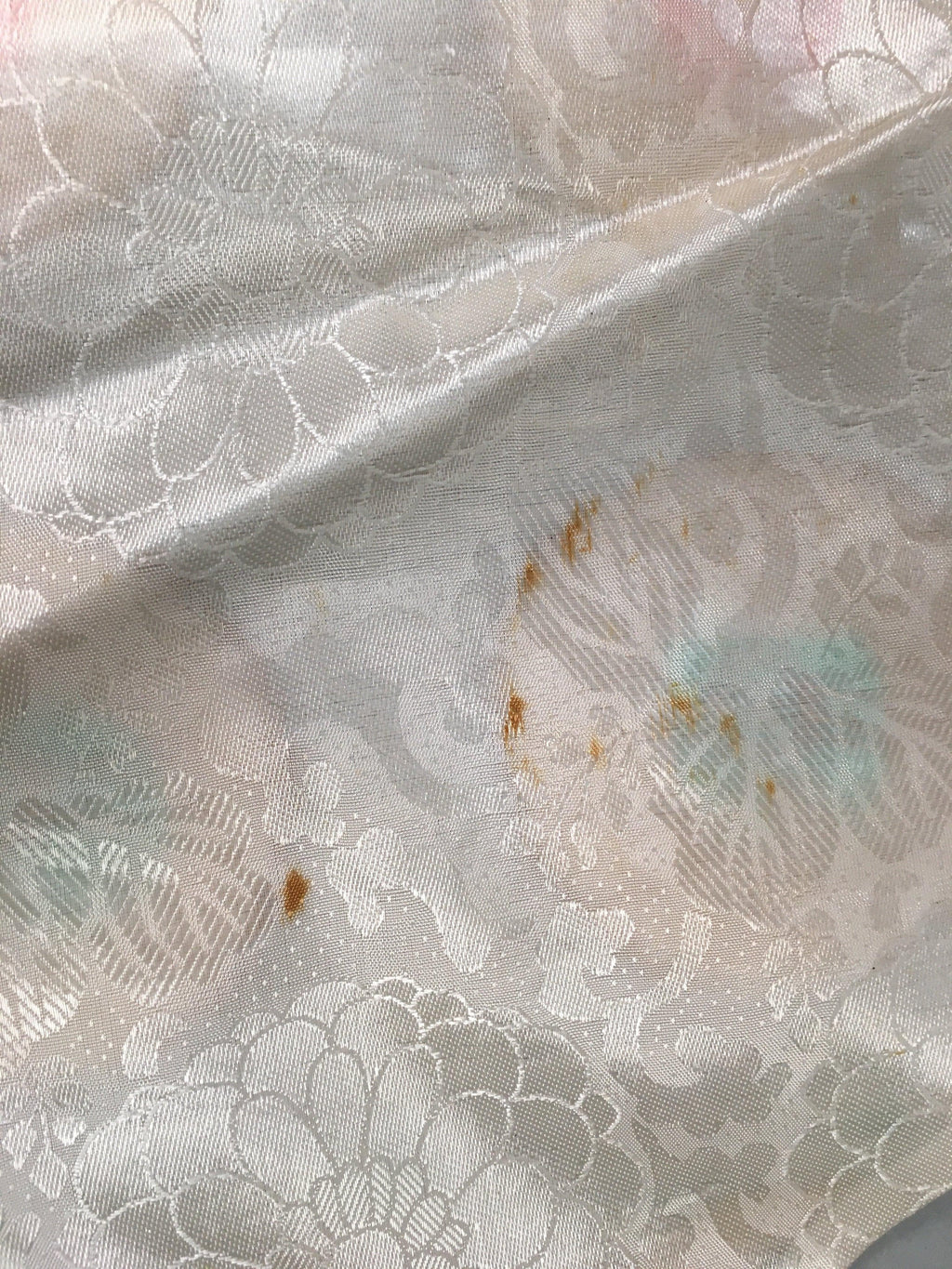 Japanese Buddhist Altar Table Cloth 67.5cm Uchishiki Gold Floral Kyozukue BU217
