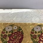 Japanese Buddhist Altar Table Cloth 69.5cm Uchishiki Gold Floral Kyozukue BU399
