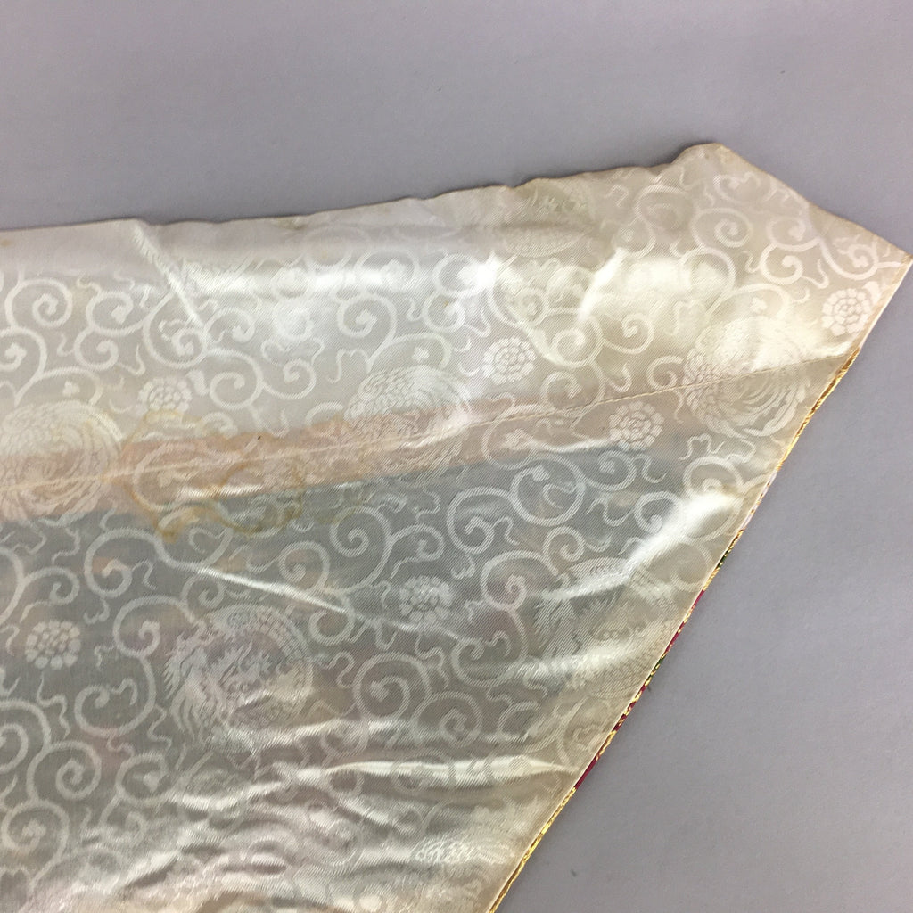 Japanese Buddhist Altar Table Cloth 69.5cm Uchishiki Gold Floral Kyozukue BU399
