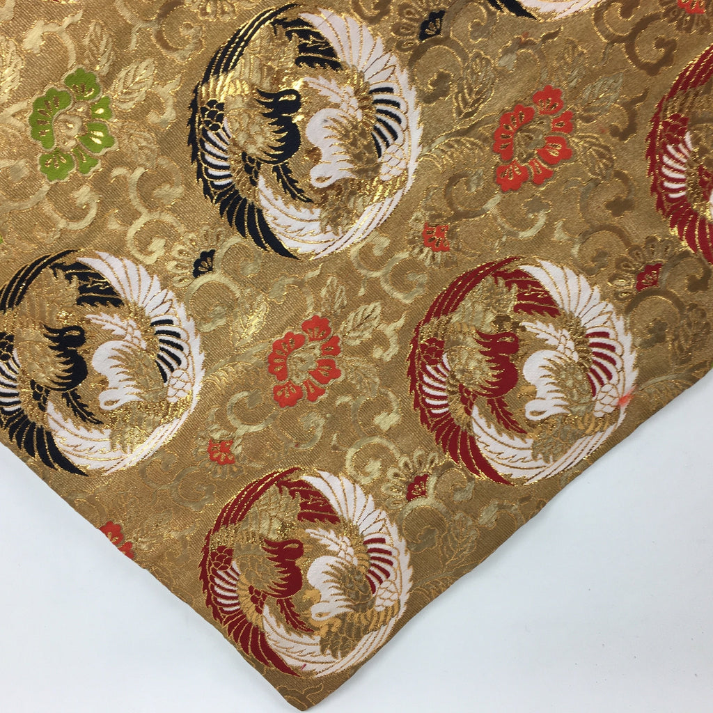 Japanese Buddhist Altar Table Cloth 83cm Uchishiki Gold Red Blue Kyozukue BU462