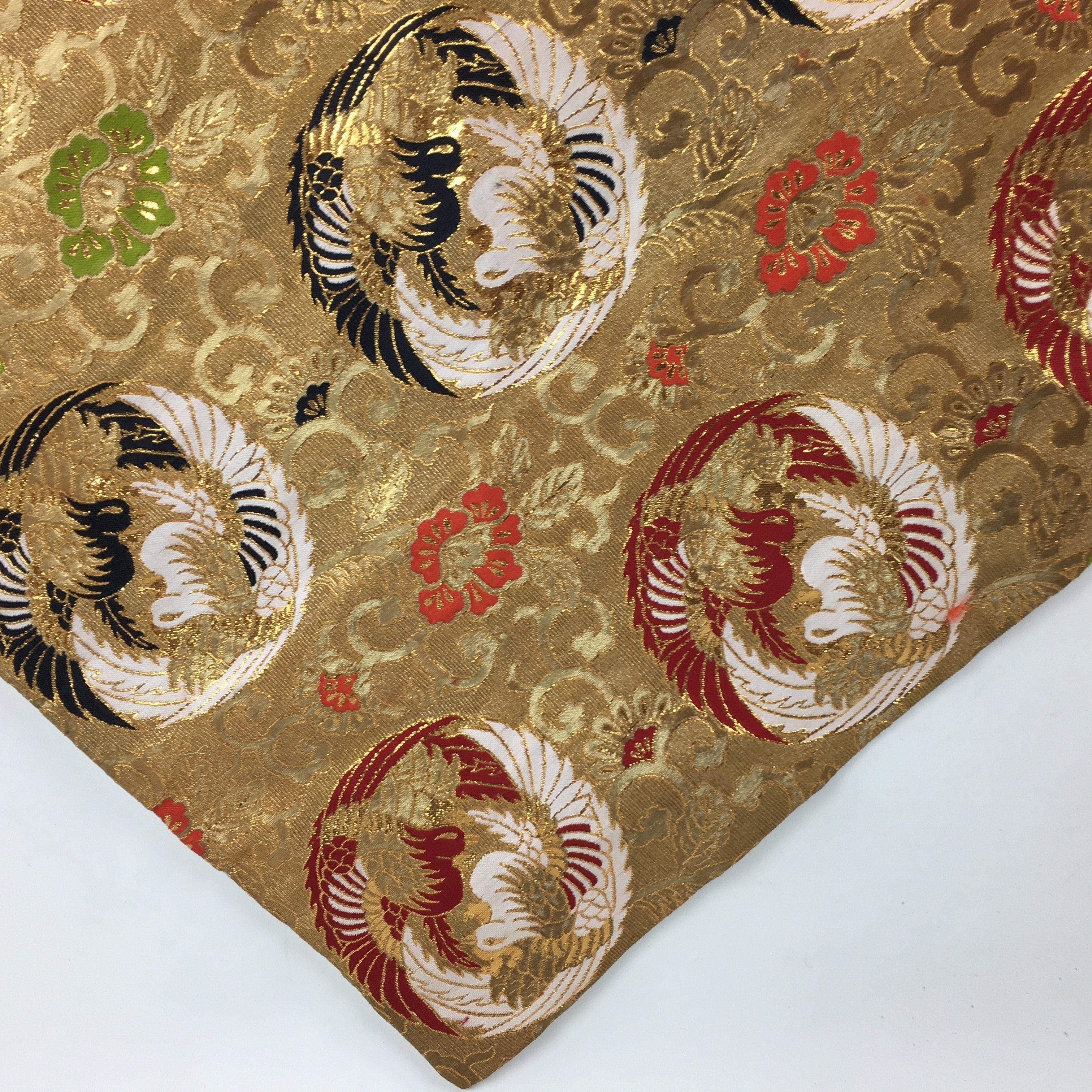 Japanese Buddhist Altar Table Cloth 83cm Uchishiki Gold Red Blue Kyozukue BU462