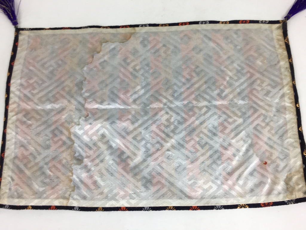 Japanese Buddhist Altar Table Cloth Cover Vtg Rectangle Kyozukue BU641