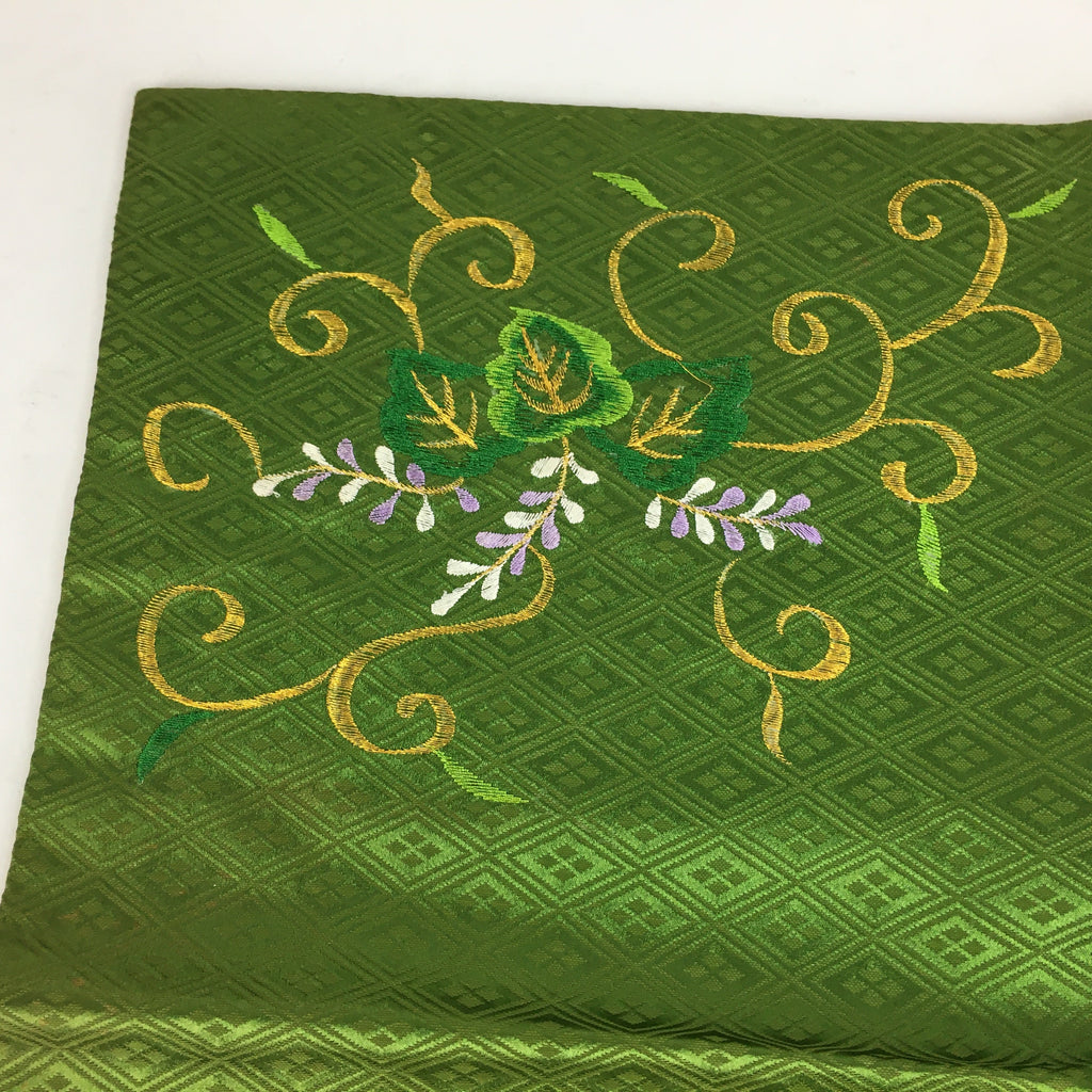 Japanese Buddhist Altar Table Cloth Cover Vtg Uchishiki Rectangle Maejoku BU630