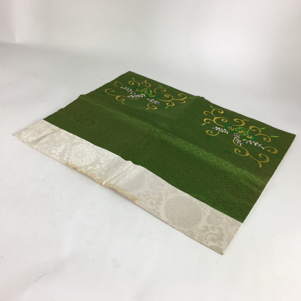 Japanese Buddhist Altar Table Cloth Cover Vtg Uchishiki Rectangle Maejoku BU630