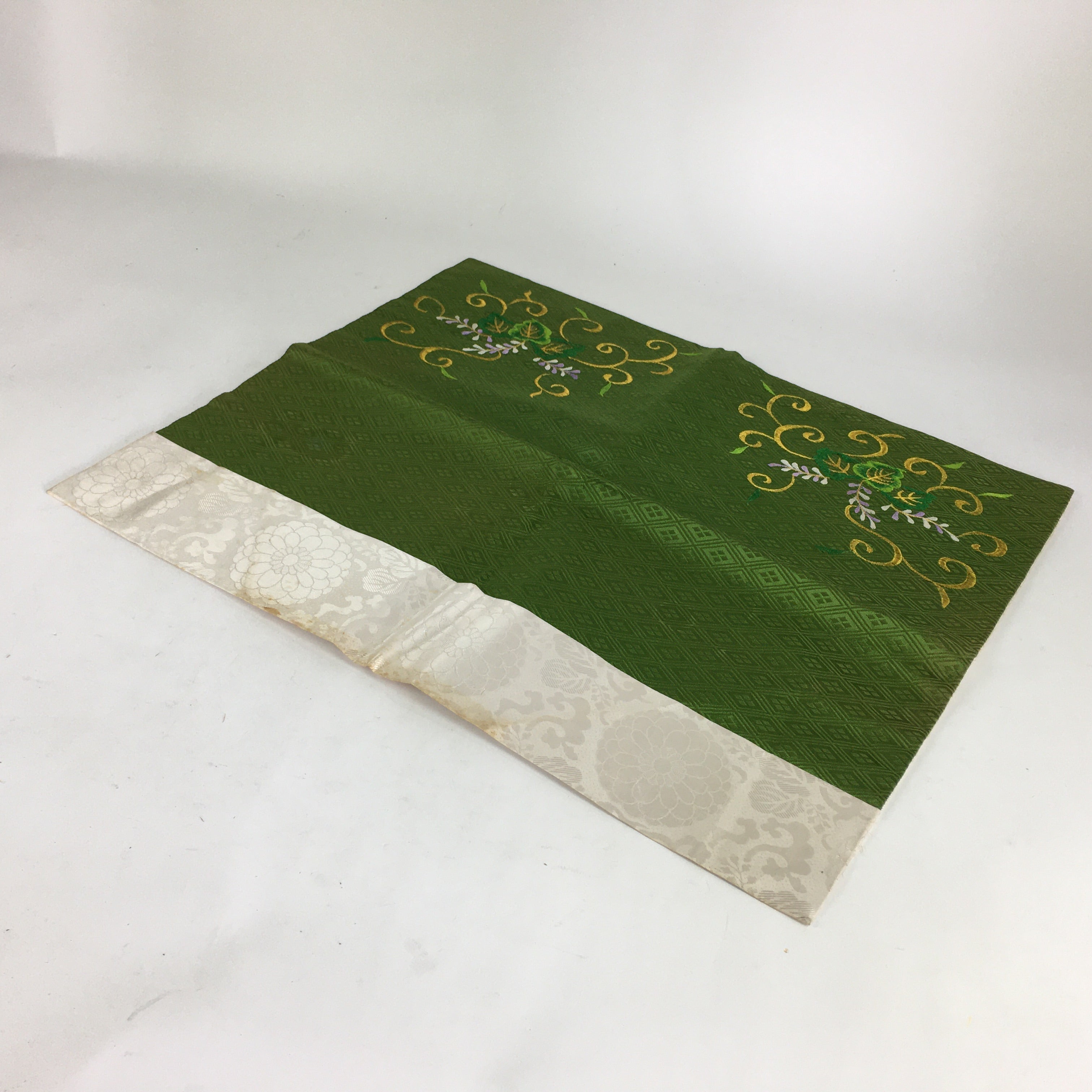 Japanese Buddhist Altar Table Cloth Cover Vtg Uchishiki Rectangle Maejoku BU630