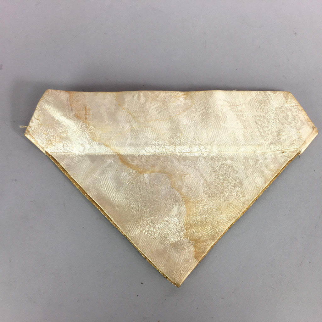 Japanese Buddhist Altar Table Cloth Vtg 23cm Uchishiki Gold Shell Kyozukue BU411