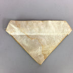 Japanese Buddhist Altar Table Cloth Vtg 23cm Uchishiki Gold Shell Kyozukue BU411