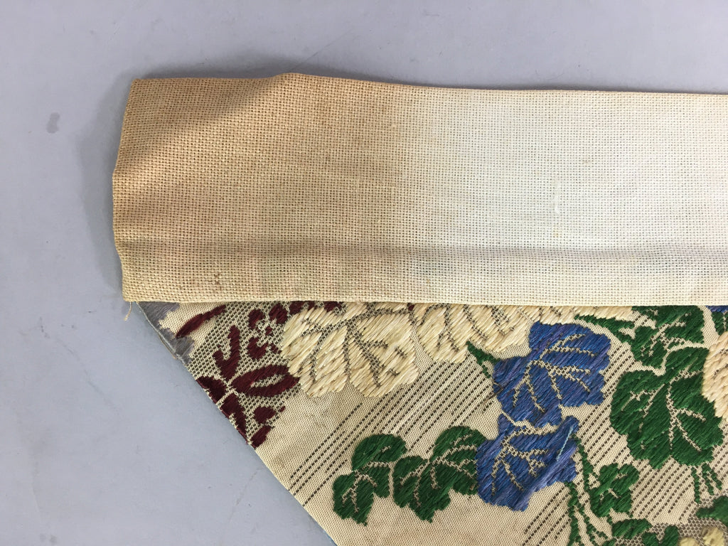 Japanese Buddhist Altar Table Cloth Vtg 28.5cm Uchishiki Flower Kyozukue BU429