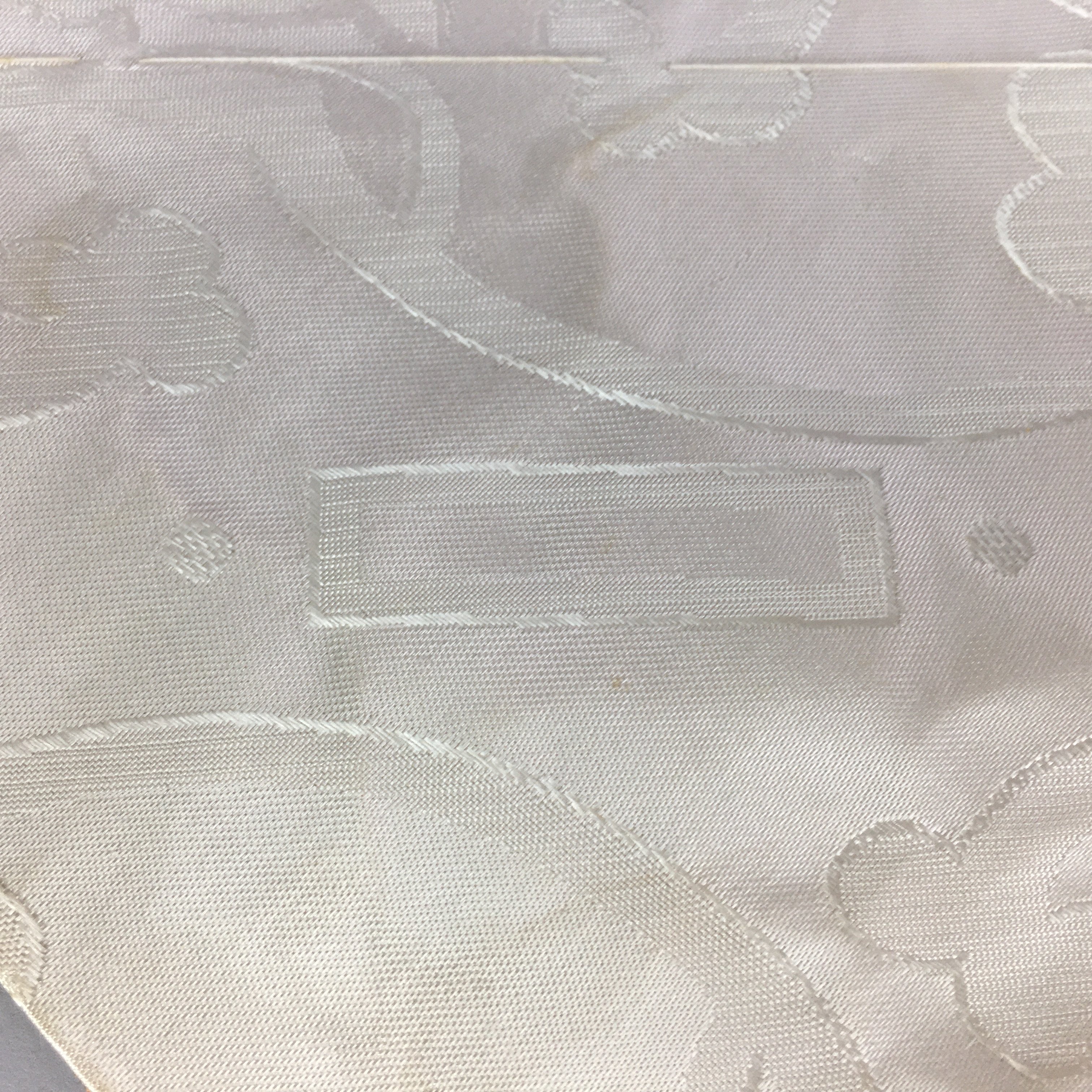 Japanese Buddhist Altar Table Cloth Vtg 31cm Uchishiki Gold Shell Kyozukue BU420