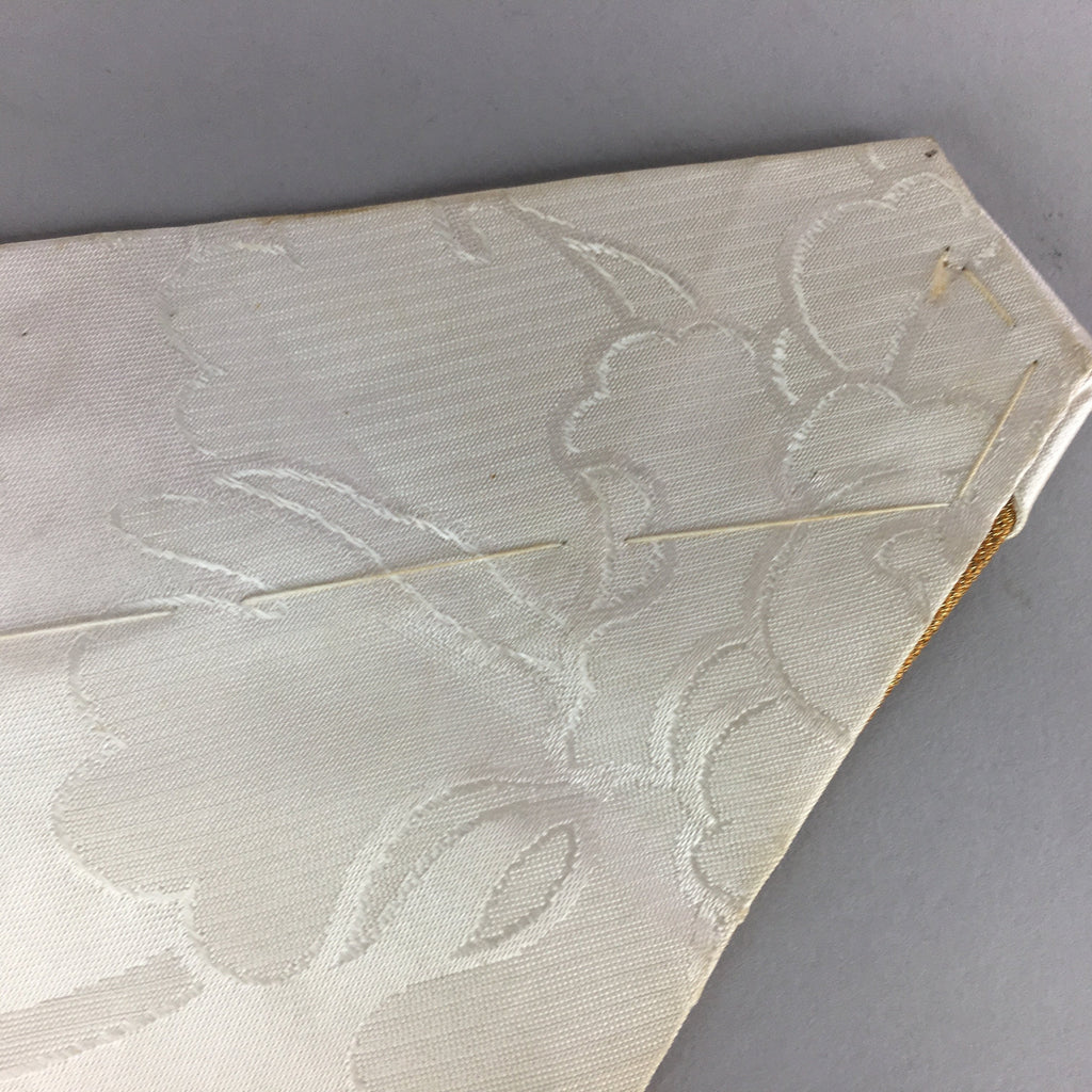 Japanese Buddhist Altar Table Cloth Vtg 31cm Uchishiki Gold Shell Kyozukue BU420