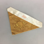 Japanese Buddhist Altar Table Cloth Vtg 31cm Uchishiki Gold Shell Kyozukue BU420