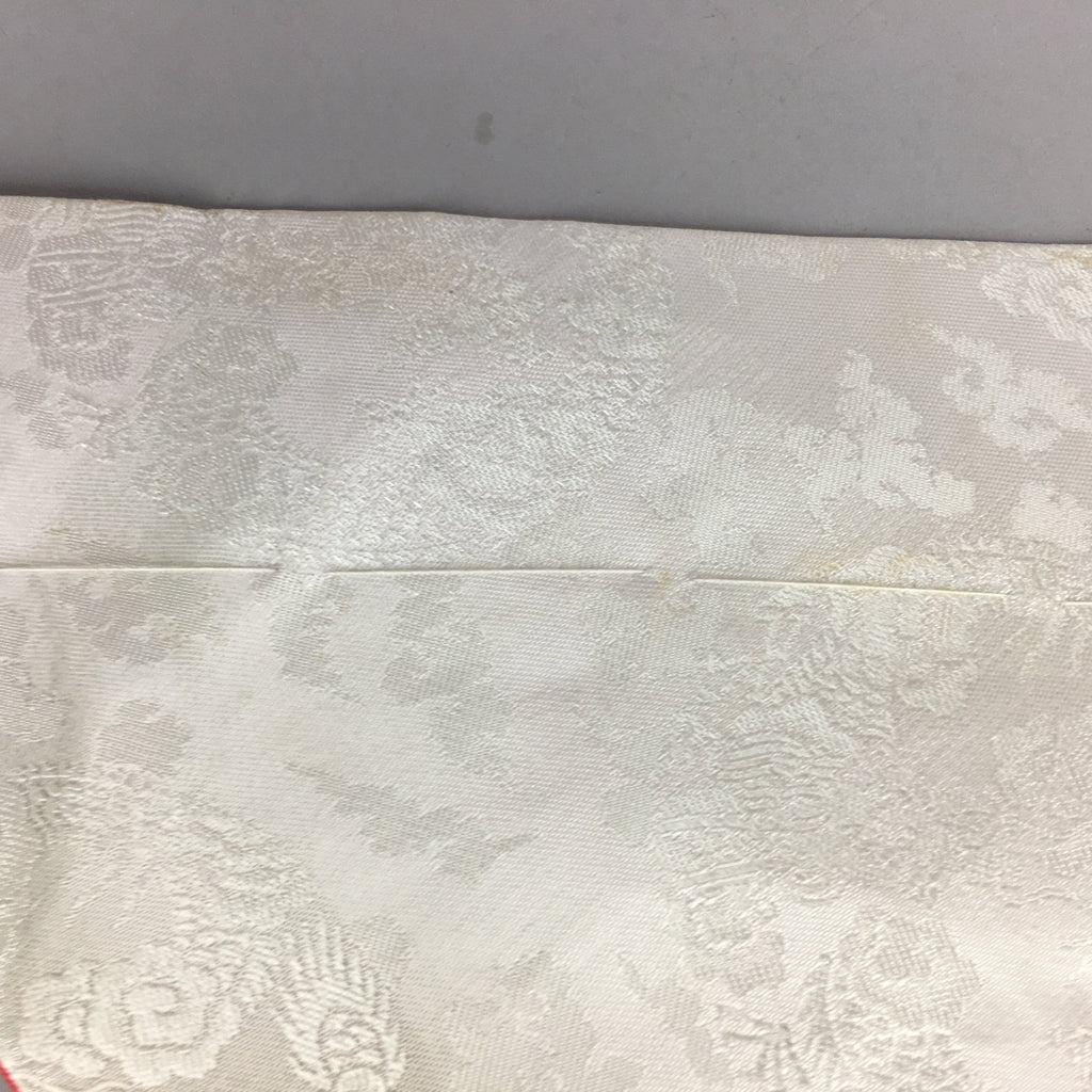 Japanese Buddhist Altar Table Cloth Vtg 31cm Uchishiki Red Kyozukue BU422