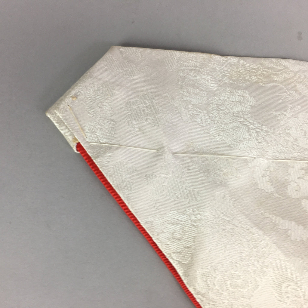 Japanese Buddhist Altar Table Cloth Vtg 31cm Uchishiki Red Kyozukue BU422