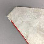 Japanese Buddhist Altar Table Cloth Vtg 31cm Uchishiki Red Kyozukue BU422