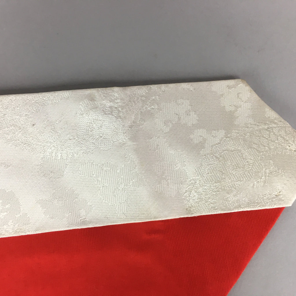 Japanese Buddhist Altar Table Cloth Vtg 31cm Uchishiki Red Kyozukue BU422