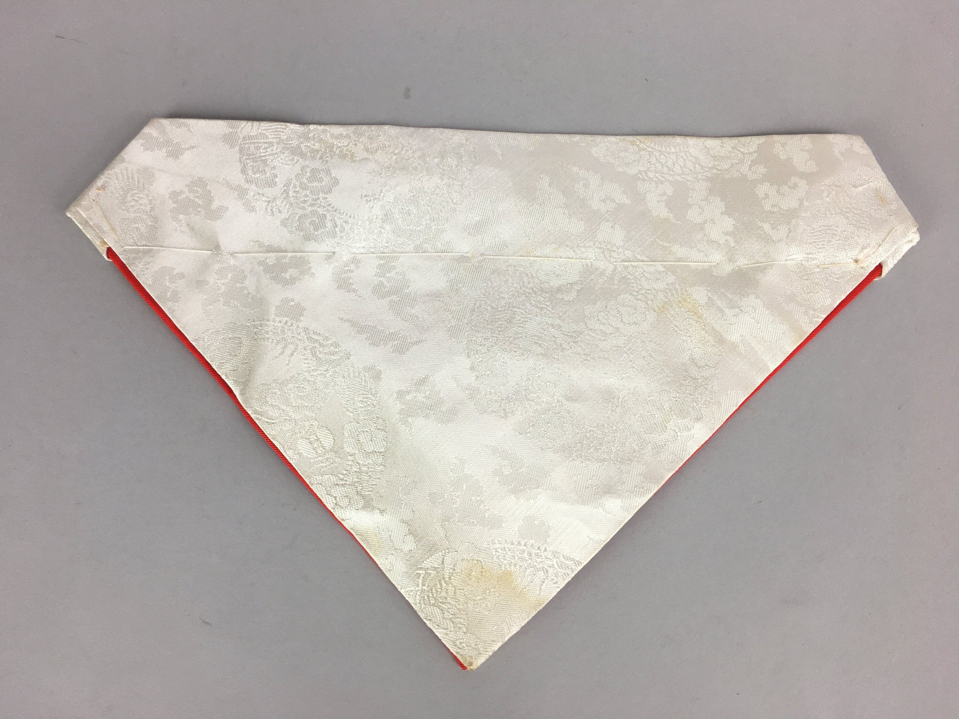 Japanese Buddhist Altar Table Cloth Vtg 31cm Uchishiki Red Kyozukue BU422