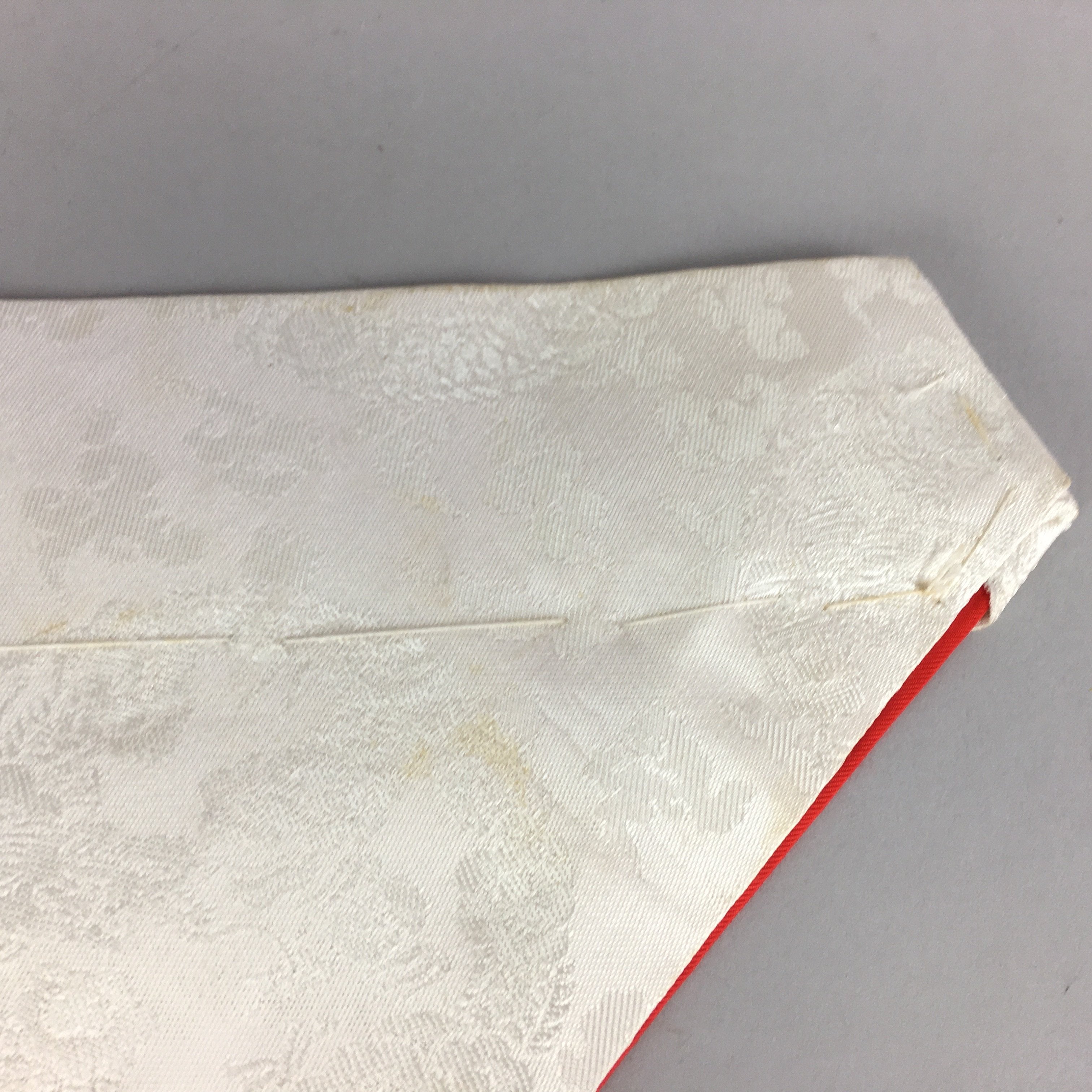 Japanese Buddhist Altar Table Cloth Vtg 31cm Uchishiki Red Kyozukue BU422