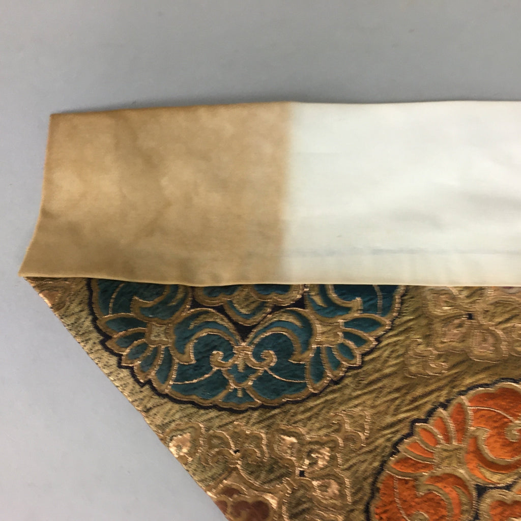 Japanese Buddhist Altar Table Cloth Vtg 39cm Uchishiki Kyozukue Embroidery BU43