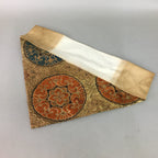 Japanese Buddhist Altar Table Cloth Vtg 39cm Uchishiki Kyozukue Embroidery BU43