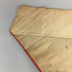 Japanese Buddhist Altar Table Cloth Vtg 40cm Uchishiki Red Crane Kyozukue BU423