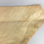 Japanese Buddhist Altar Table Cloth Vtg 40cm Uchishiki Red Crane Kyozukue BU423