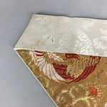 Japanese Buddhist Altar Table Cloth Vtg 41cm Uchishiki Gold Bird Kyozukue BU424