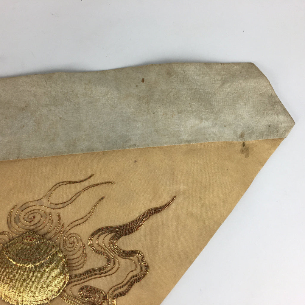 Japanese Buddhist Altar Table Cloth Vtg 46cm Uchishiki Gold Shell Kyozukue BU458