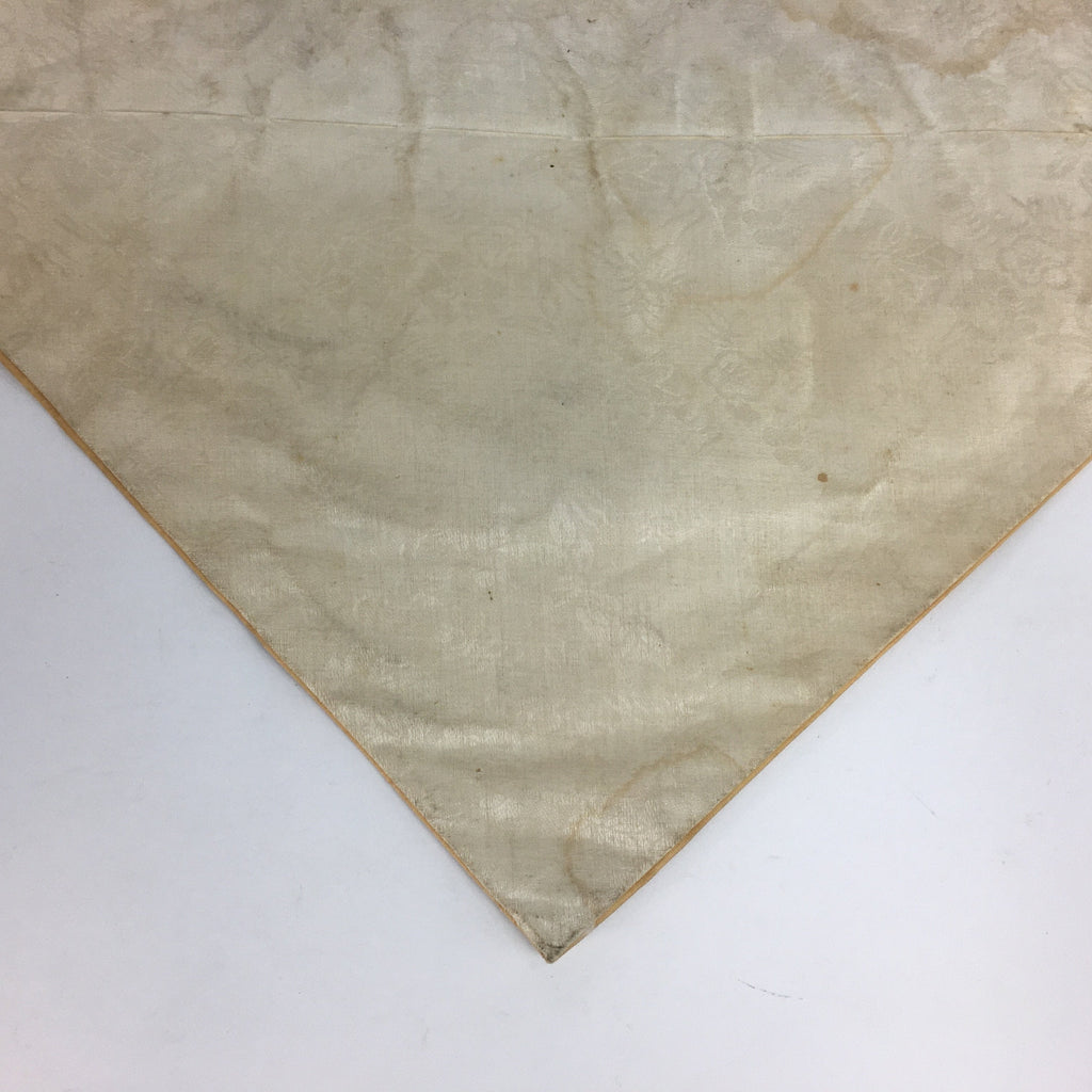 Japanese Buddhist Altar Table Cloth Vtg 46cm Uchishiki Gold Shell Kyozukue BU458