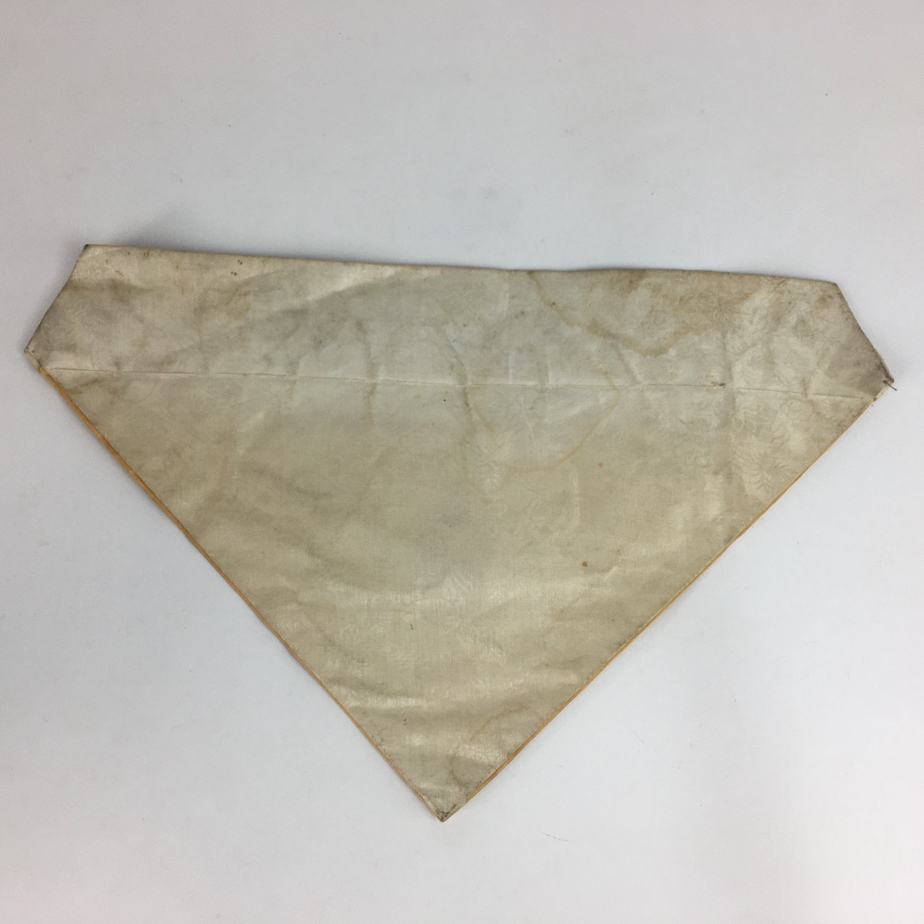 Japanese Buddhist Altar Table Cloth Vtg 46cm Uchishiki Gold Shell Kyozukue BU458