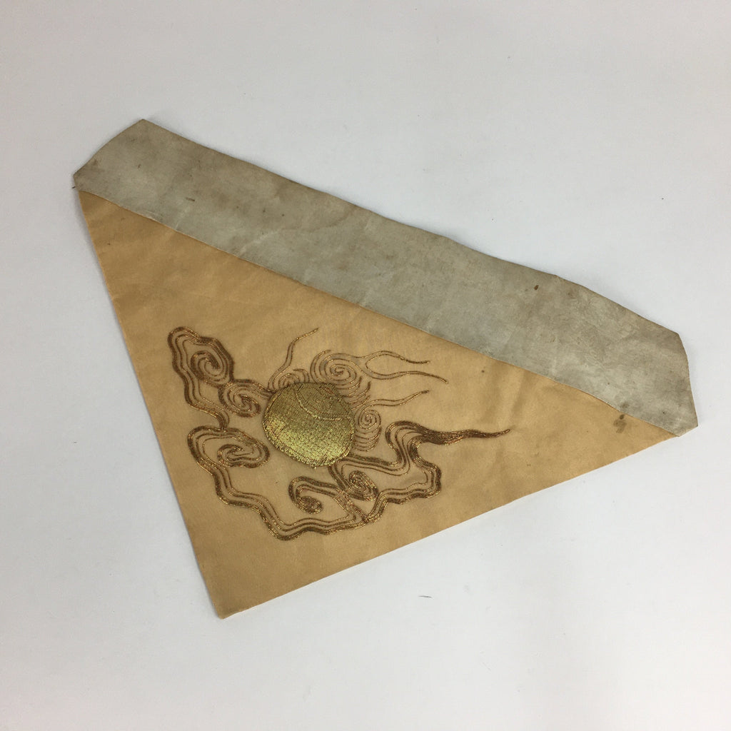 Japanese Buddhist Altar Table Cloth Vtg 46cm Uchishiki Gold Shell Kyozukue BU458