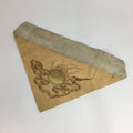 Japanese Buddhist Altar Table Cloth Vtg 46cm Uchishiki Gold Shell Kyozukue BU458