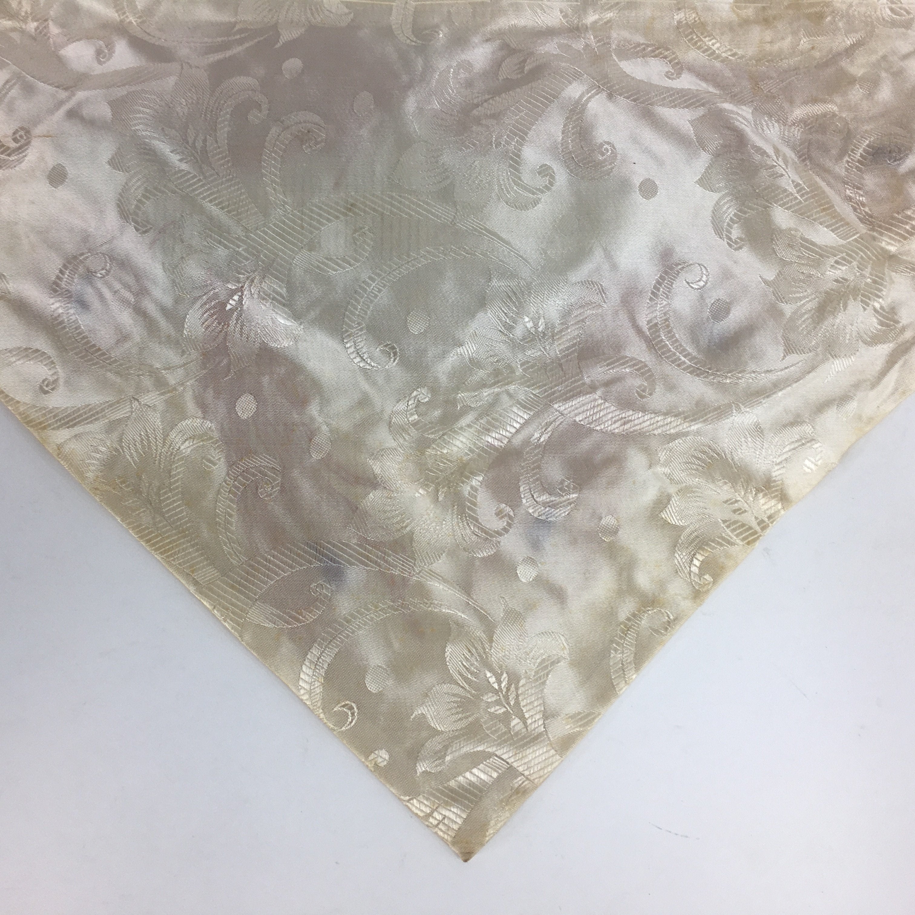 Japanese Buddhist Altar Table Cloth Vtg 66cm Uchishiki Peacock Kyozukue BU465