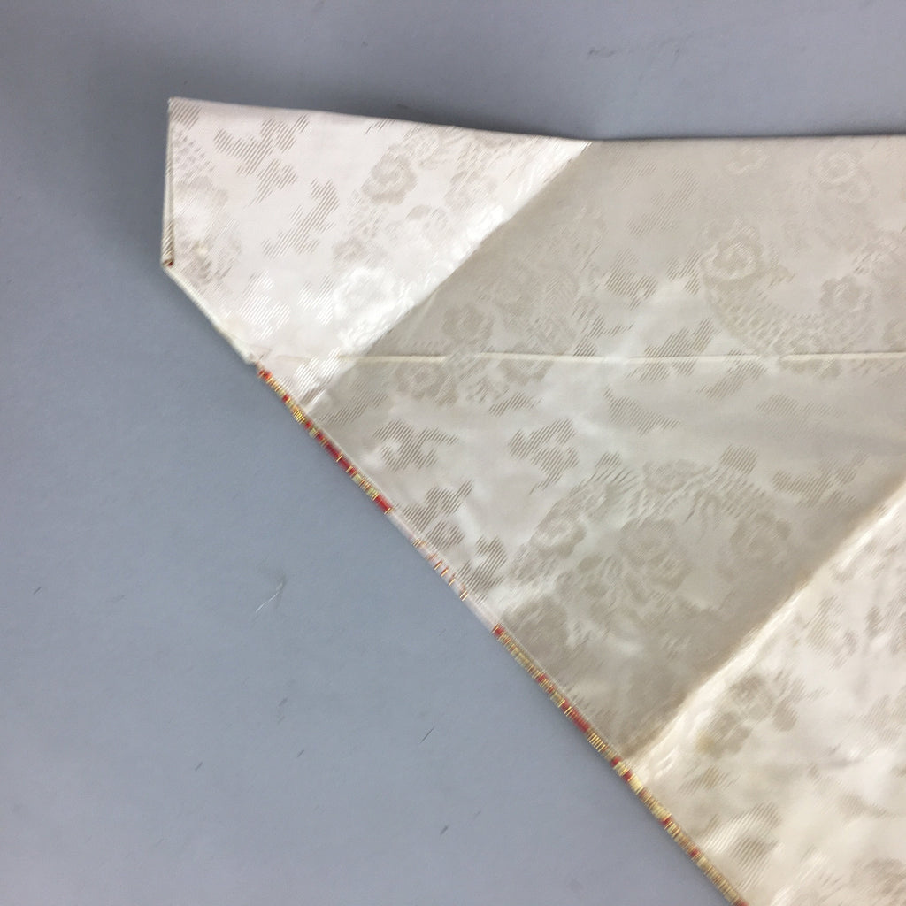 Japanese Buddhist Altar Table Cloth Vtg Uchishiki Gold RedMaejoku BU430