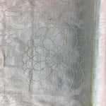 Japanese Buddhist Altar Table Cloth Vtg Uchishiki Rectangle Blue Kyozukue B782