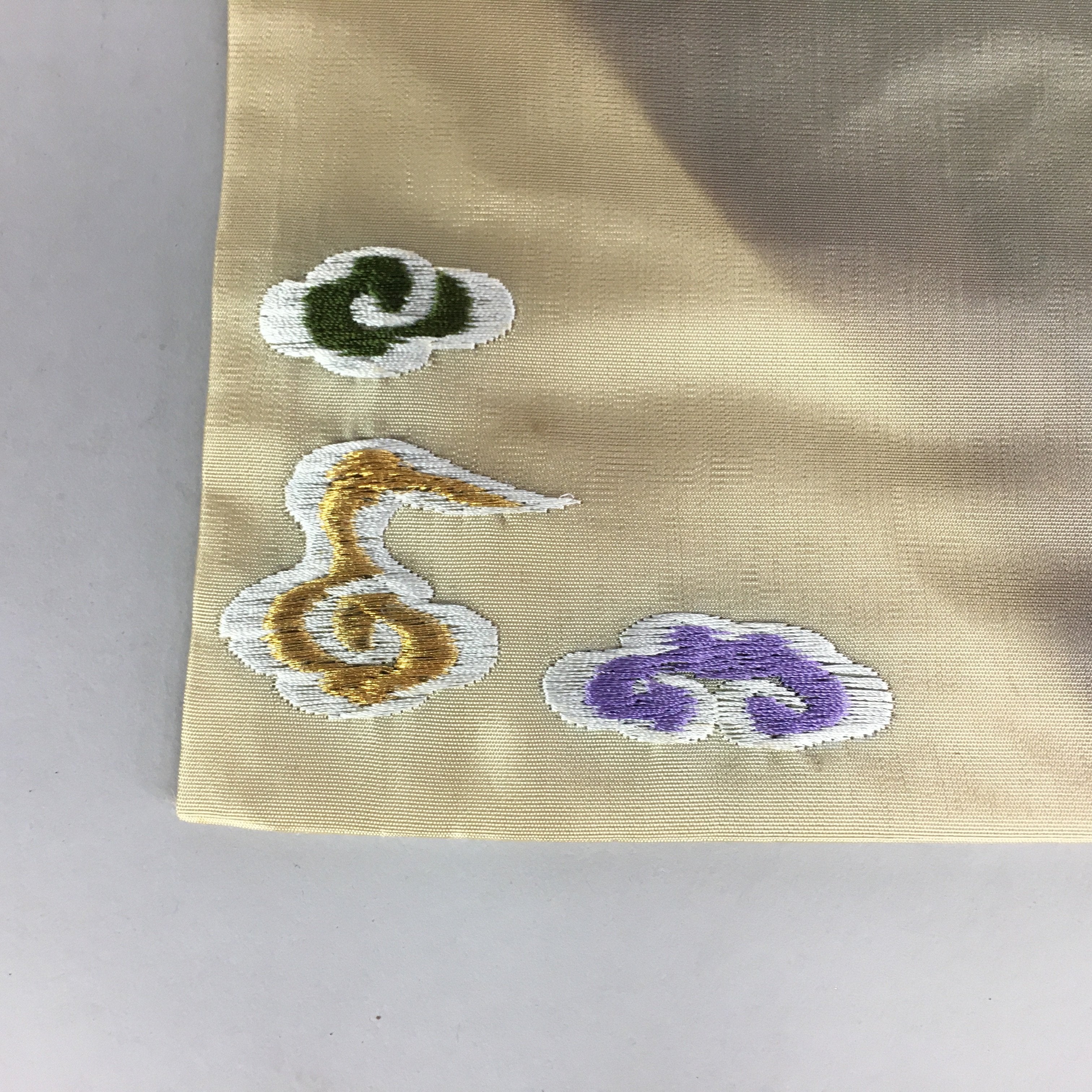 Japanese Buddhist Altar Table Cloth Vtg Uchishiki Rectangle Kyozukue BU425