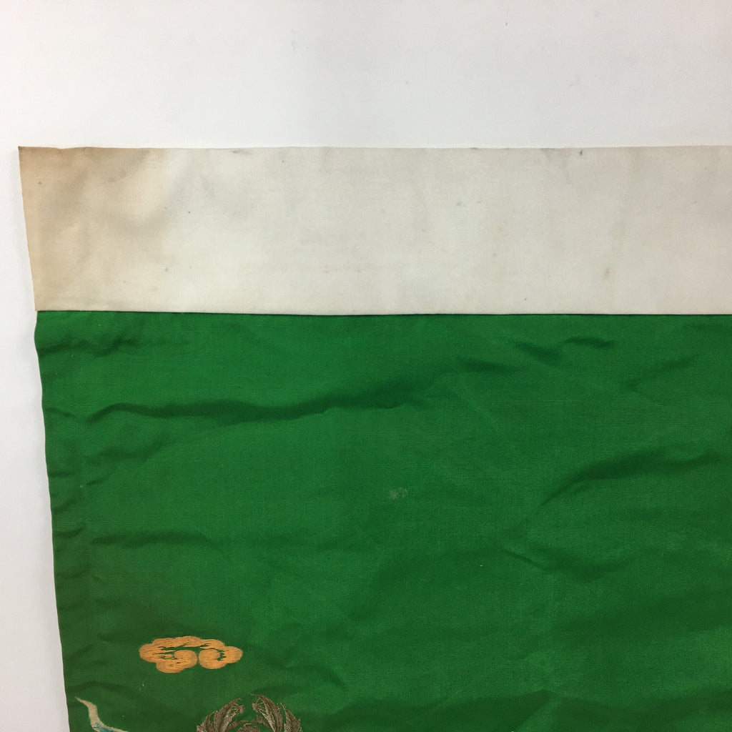 Japanese Buddhist Altar Table Cloth Vtg Uchishiki Rectangle Kyozukue BU456