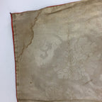 Japanese Buddhist Altar Table Cloth Vtg Uchishiki Square Saidan Gold Flower BU63