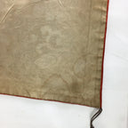 Japanese Buddhist Altar Table Cloth Vtg Uchishiki Square Saidan Gold Flower BU63