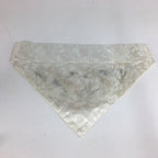 Japanese Buddhist Altar Table Cloth Vtg Uchishiki White Crane Maejoku BU463