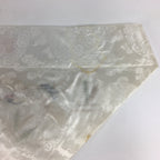 Japanese Buddhist Altar Table Cloth Vtg Uchishiki White Crane Maejoku BU463