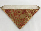 Japanese Buddhist Altar Tablecloth Uchishiki Vtg Triangle Uwajoku Maejyoku BU848