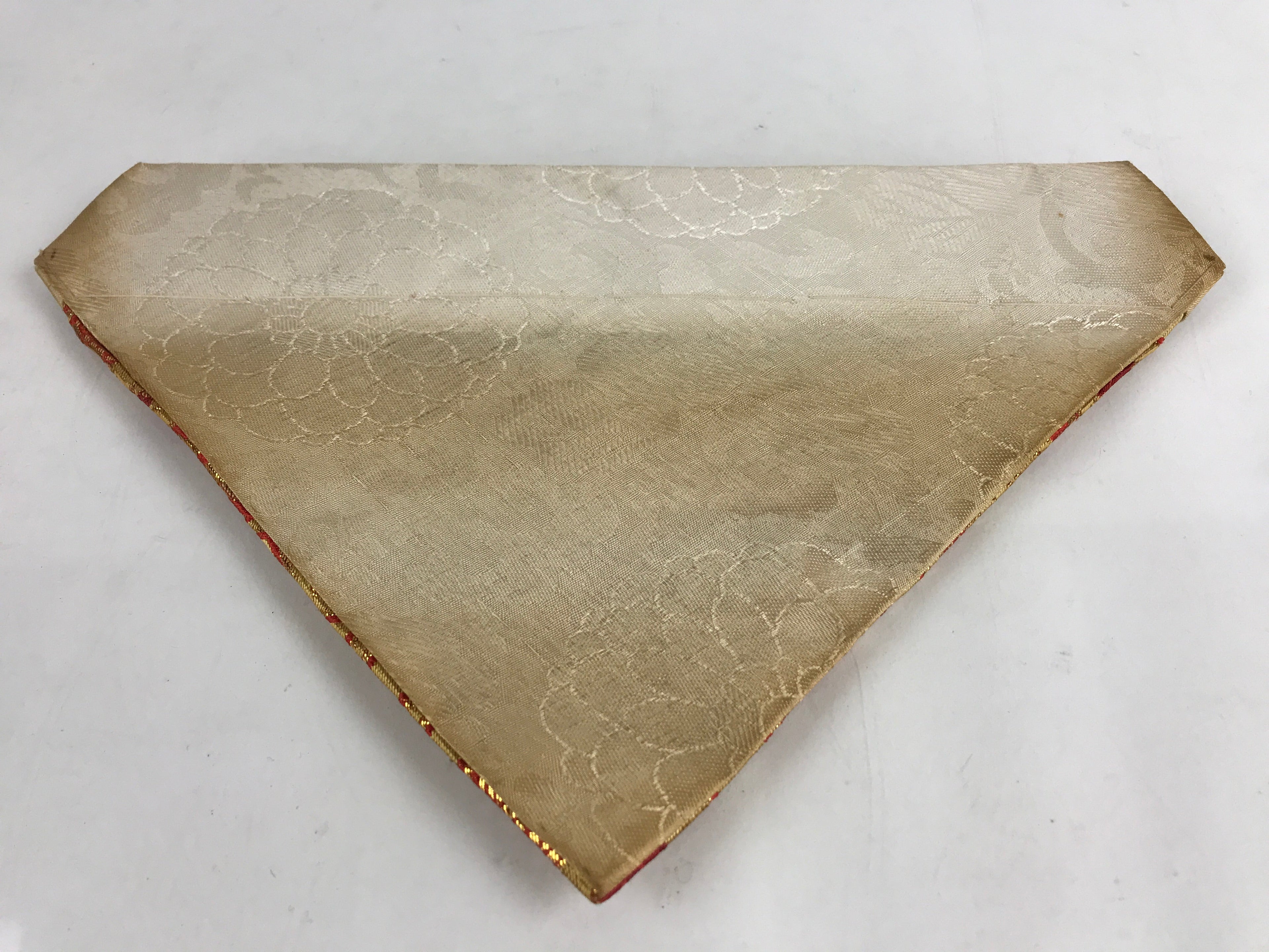 Japanese Buddhist Altar Tablecloth Uchishiki Vtg Triangle Uwajoku Maejyoku BU848