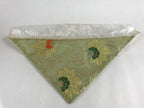 Japanese Buddhist Altar Tablecloth Uchishiki Vtg Triangle Uwajoku Maejyoku BU849