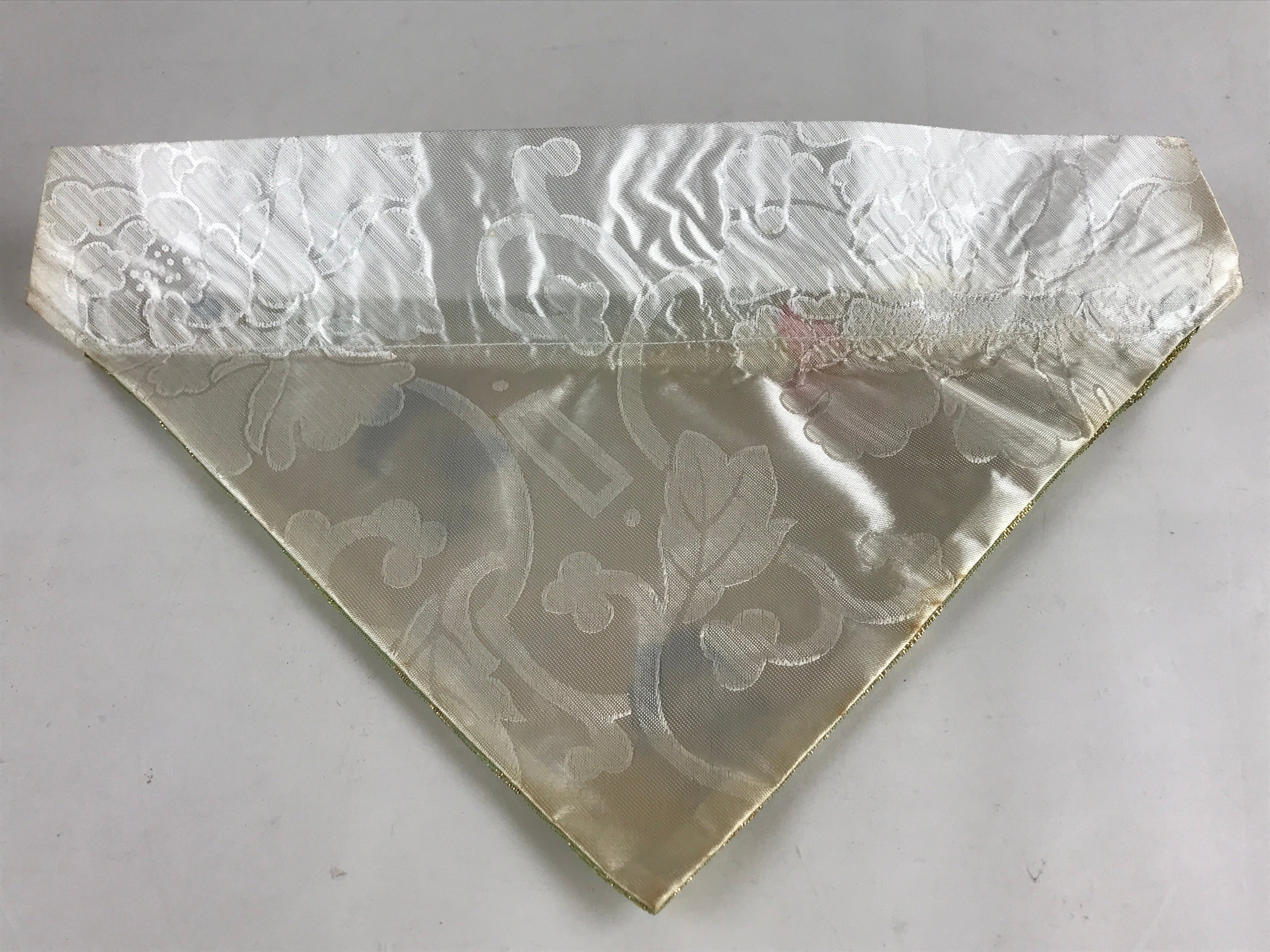 Japanese Buddhist Altar Tablecloth Uchishiki Vtg Triangle Uwajoku Maejyoku BU849