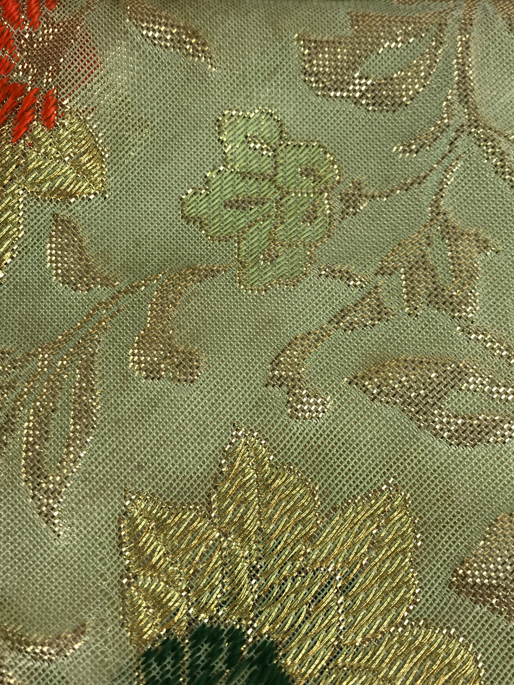 Japanese Buddhist Altar Tablecloth Uchishiki Vtg Triangle Uwajoku Maejyoku BU849
