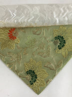 Japanese Buddhist Altar Tablecloth Uchishiki Vtg Triangle Uwajoku Maejyoku BU849