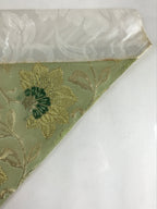 Japanese Buddhist Altar Tablecloth Uchishiki Vtg Triangle Uwajoku Maejyoku BU849