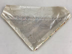 Japanese Buddhist Altar Tablecloth Uchishiki Vtg Triangle Uwajoku Maejyoku Gold